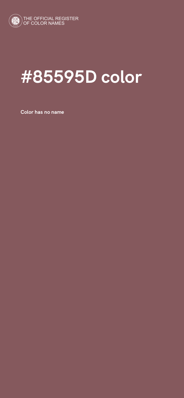 #85595D color image