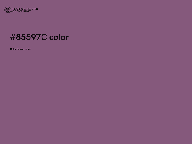 #85597C color image
