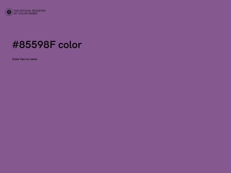 #85598F color image