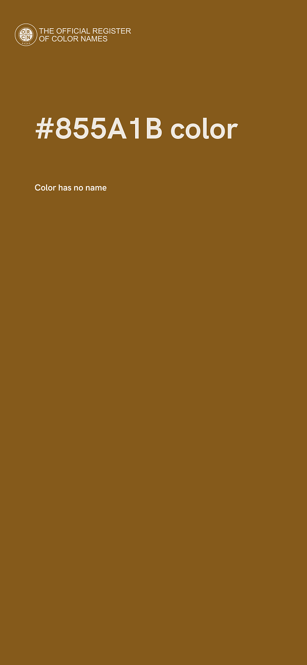 #855A1B color image