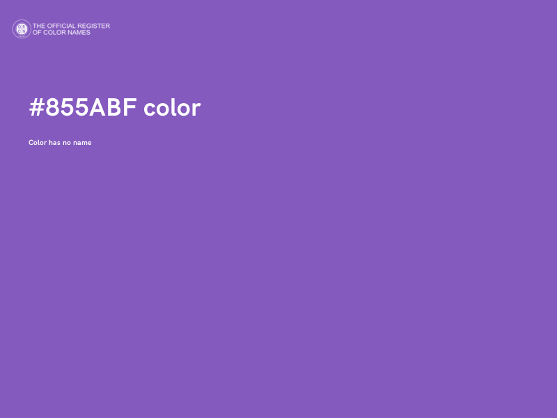 #855ABF color image