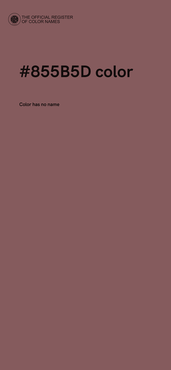 #855B5D color image