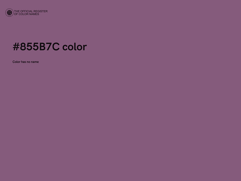 #855B7C color image