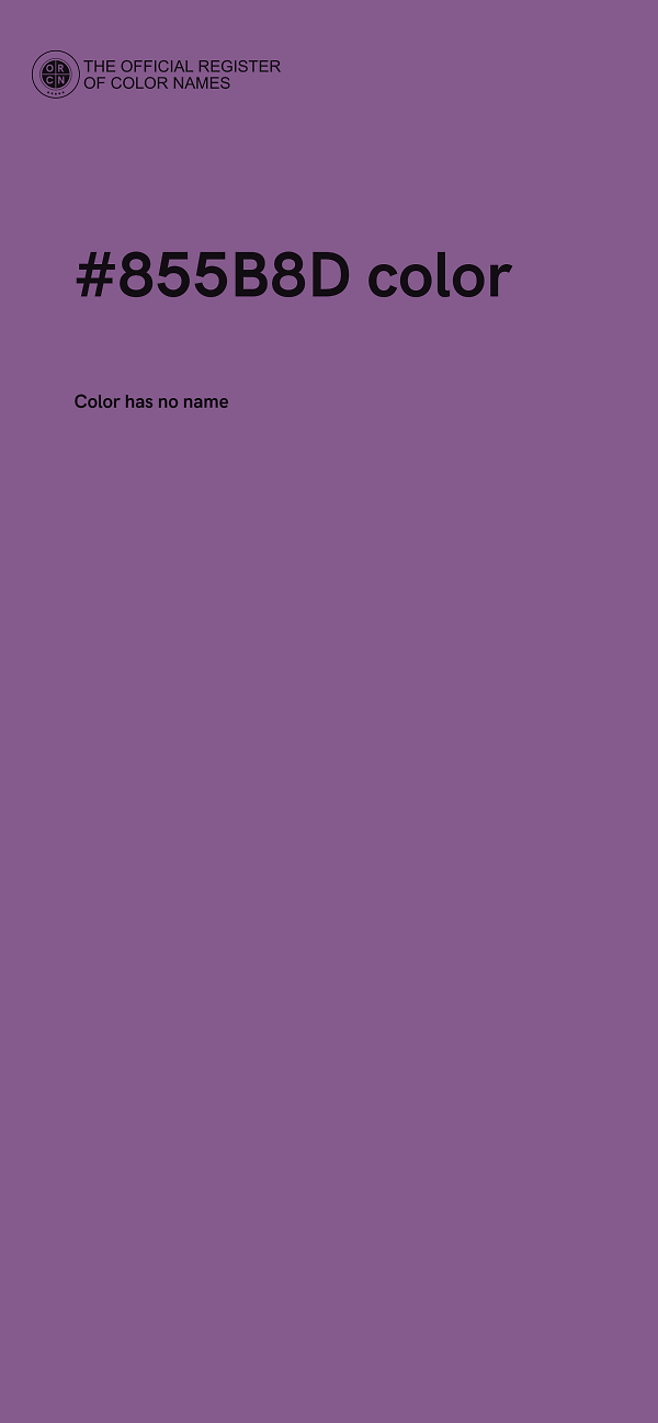 #855B8D color image