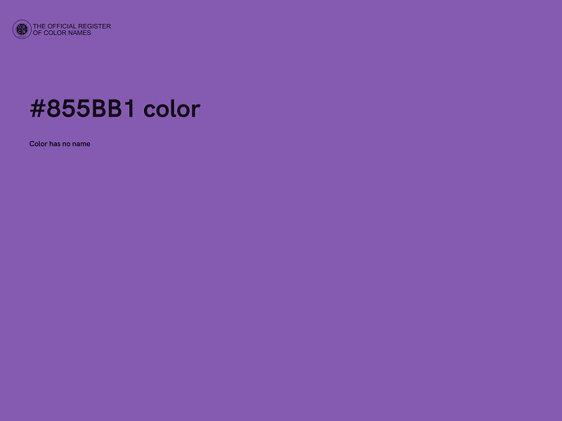 #855BB1 color image