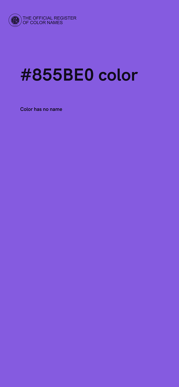 #855BE0 color image