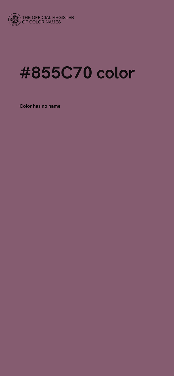 #855C70 color image