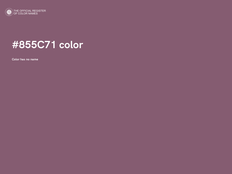 #855C71 color image