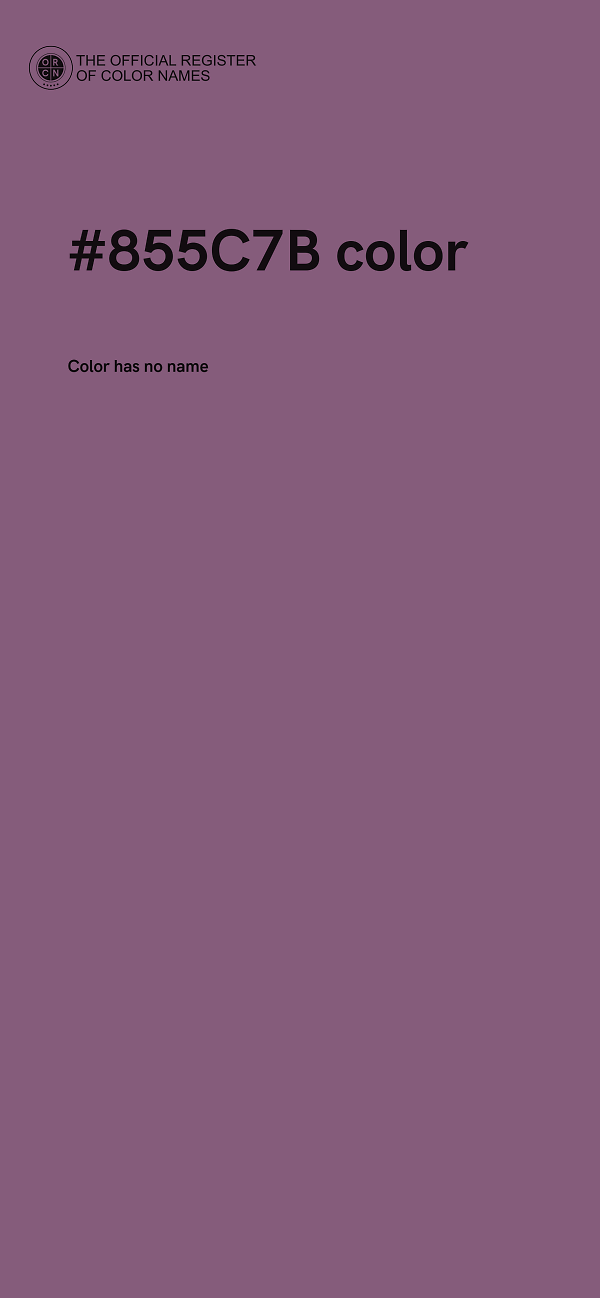 #855C7B color image