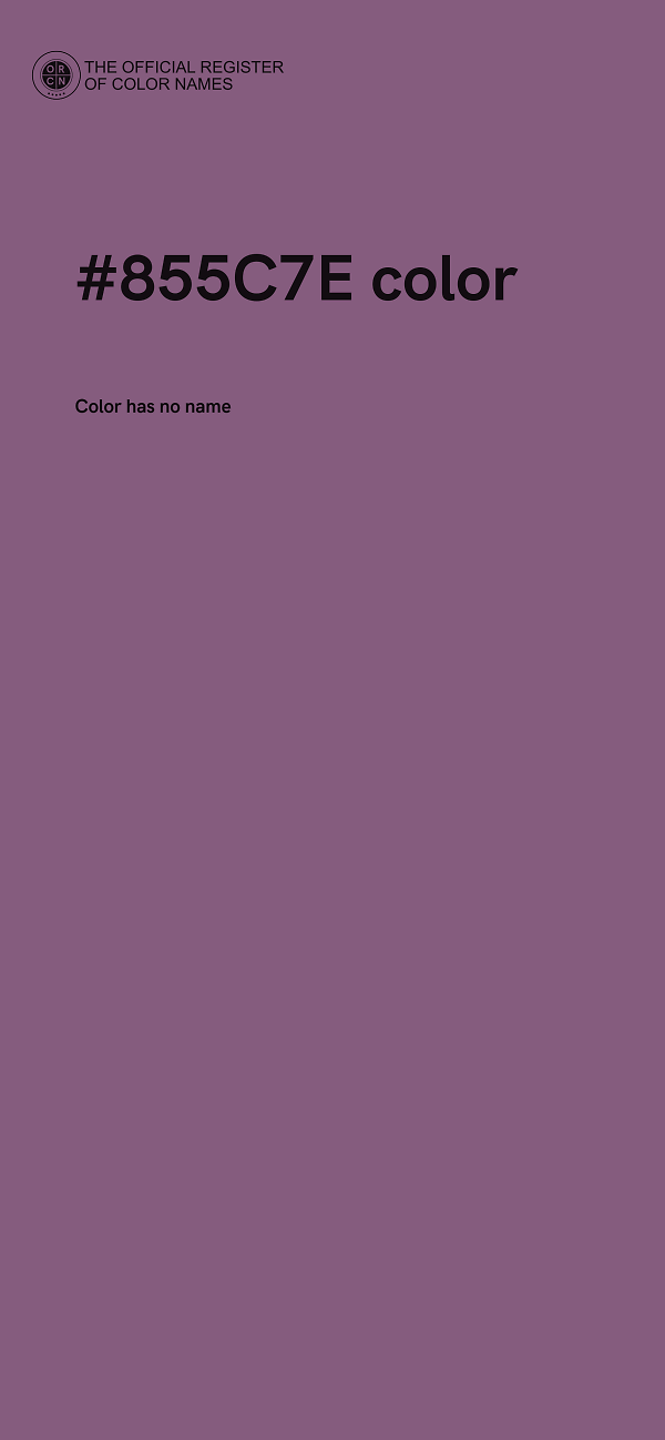 #855C7E color image