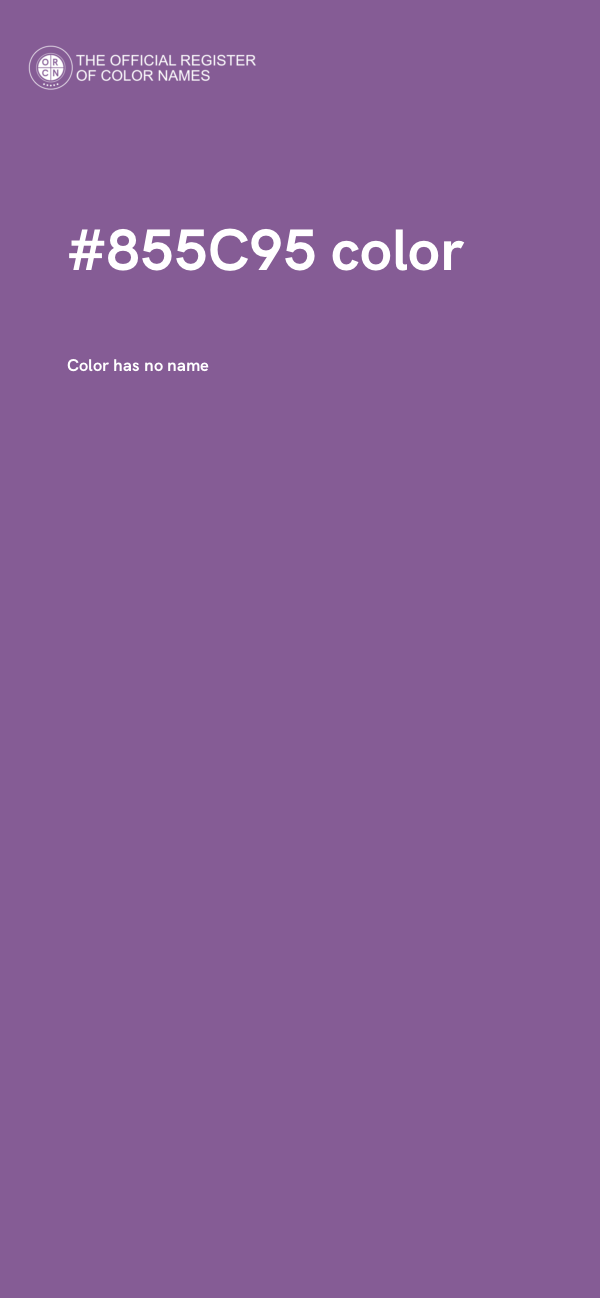 #855C95 color image