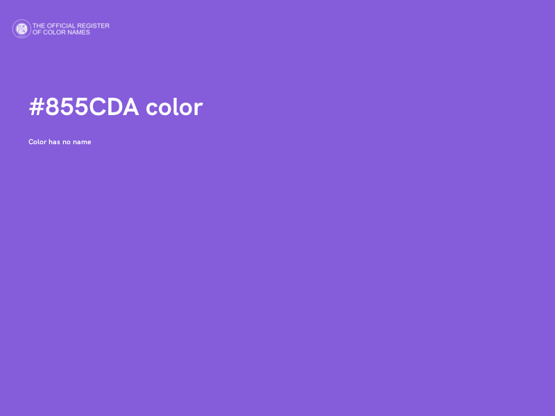 #855CDA color image