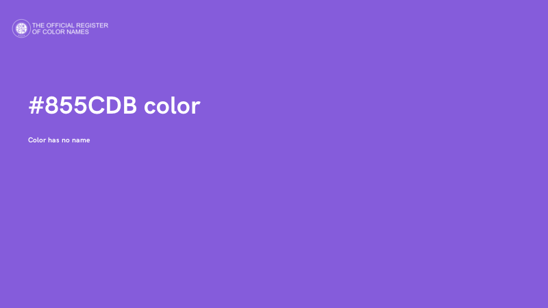#855CDB color image