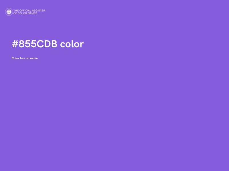#855CDB color image