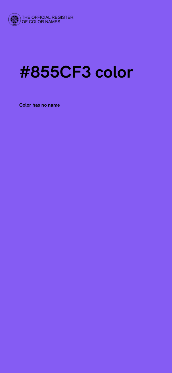 #855CF3 color image