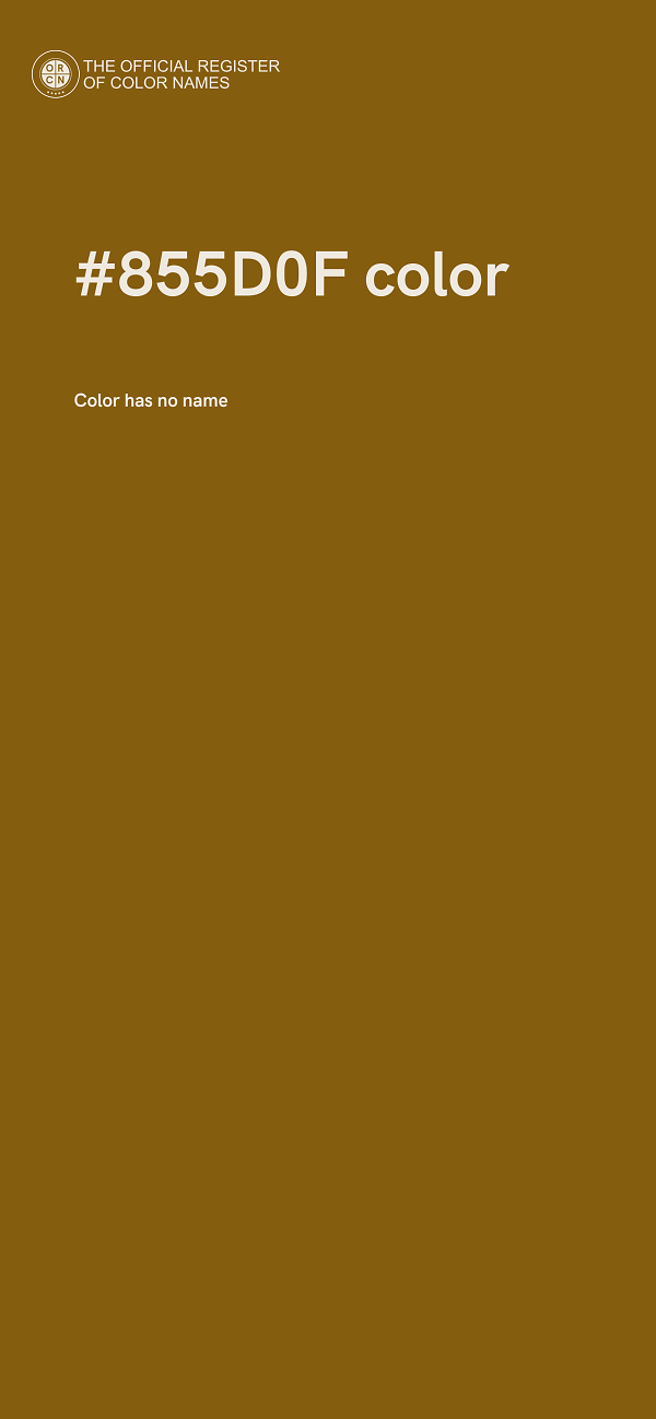 #855D0F color image