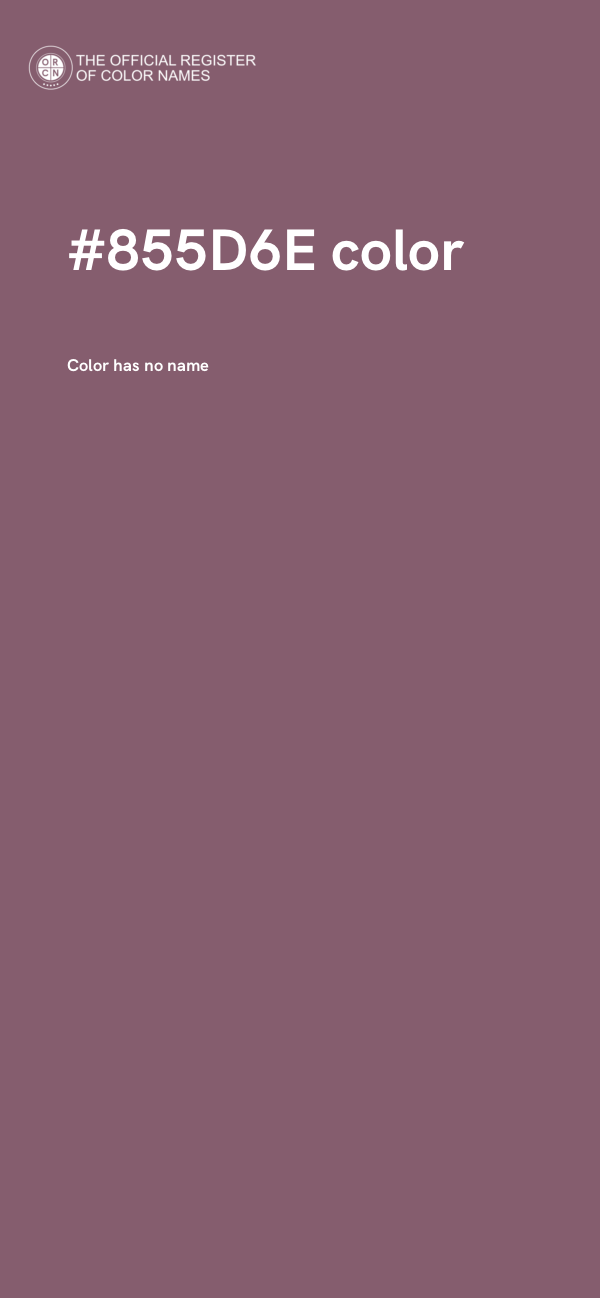 #855D6E color image