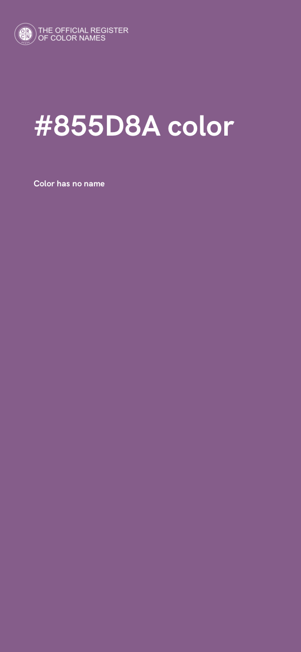 #855D8A color image