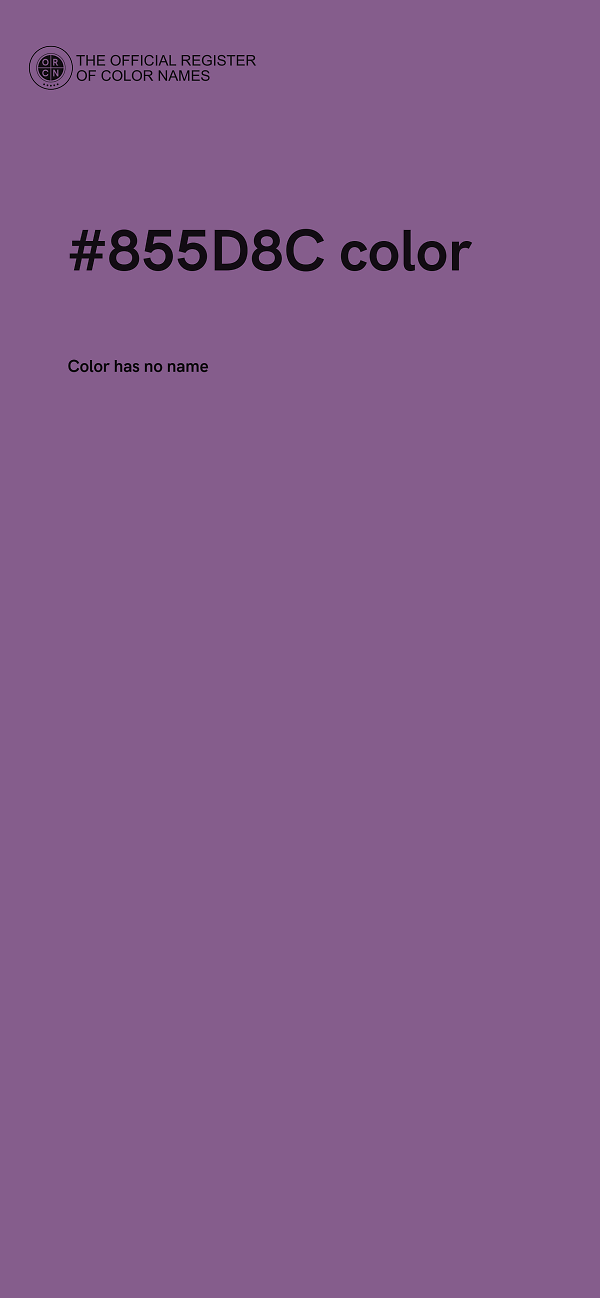 #855D8C color image
