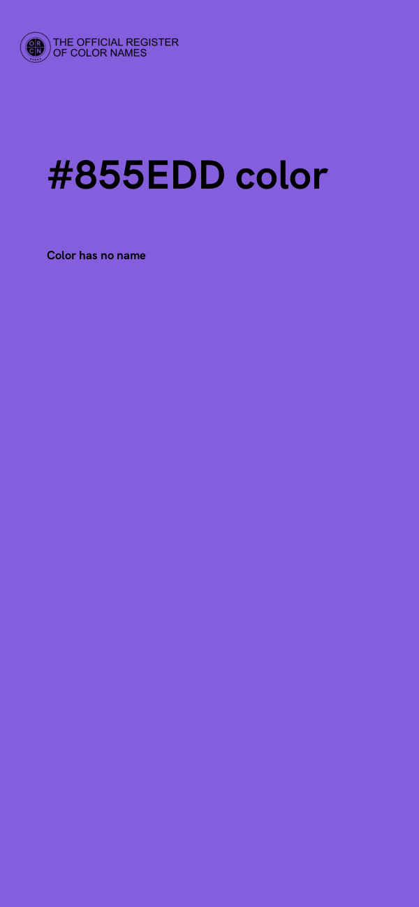 #855EDD color image