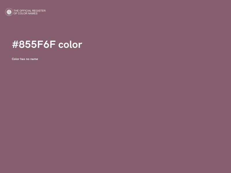 #855F6F color image