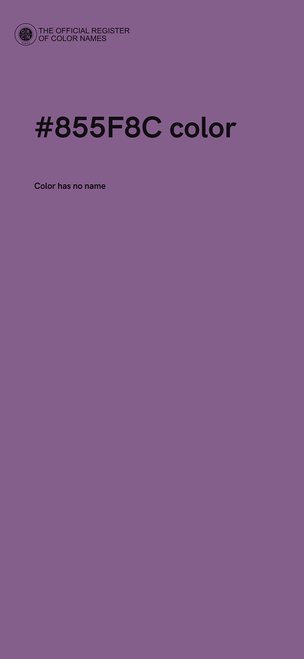 #855F8C color image