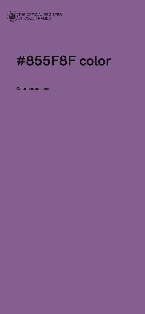 #855F8F color image