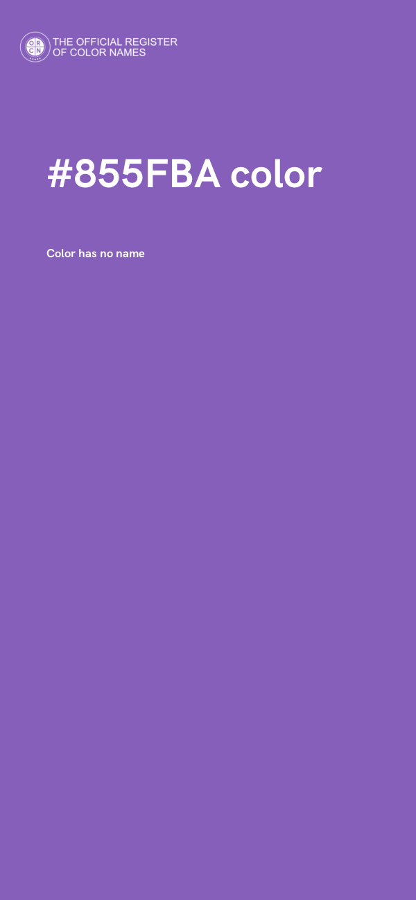 #855FBA color image