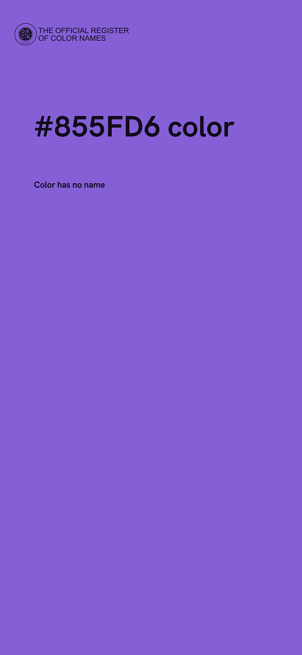 #855FD6 color image