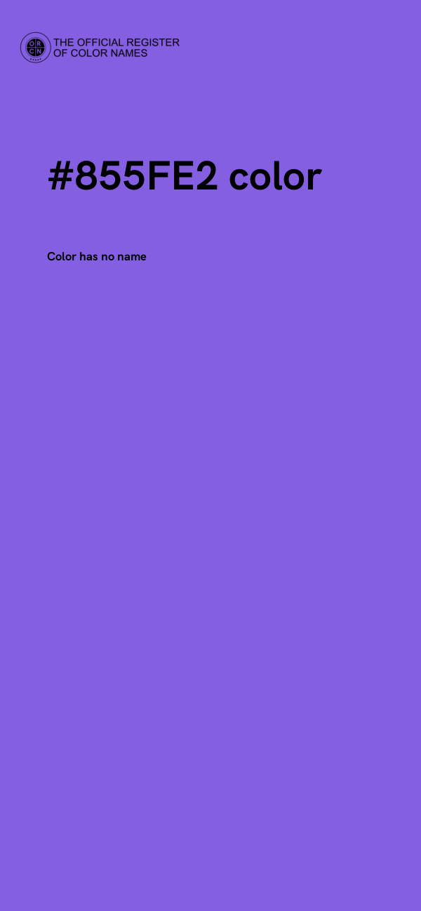 #855FE2 color image
