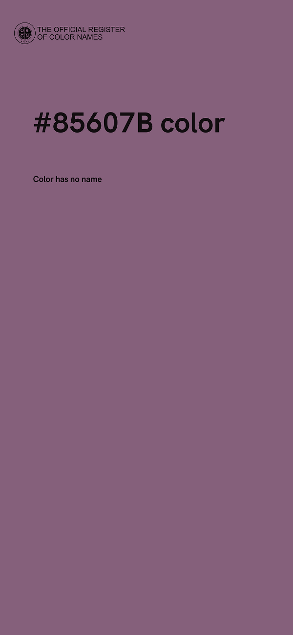 #85607B color image