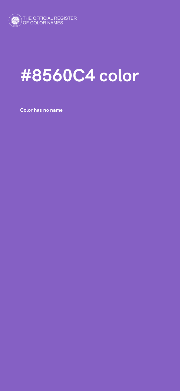 #8560C4 color image