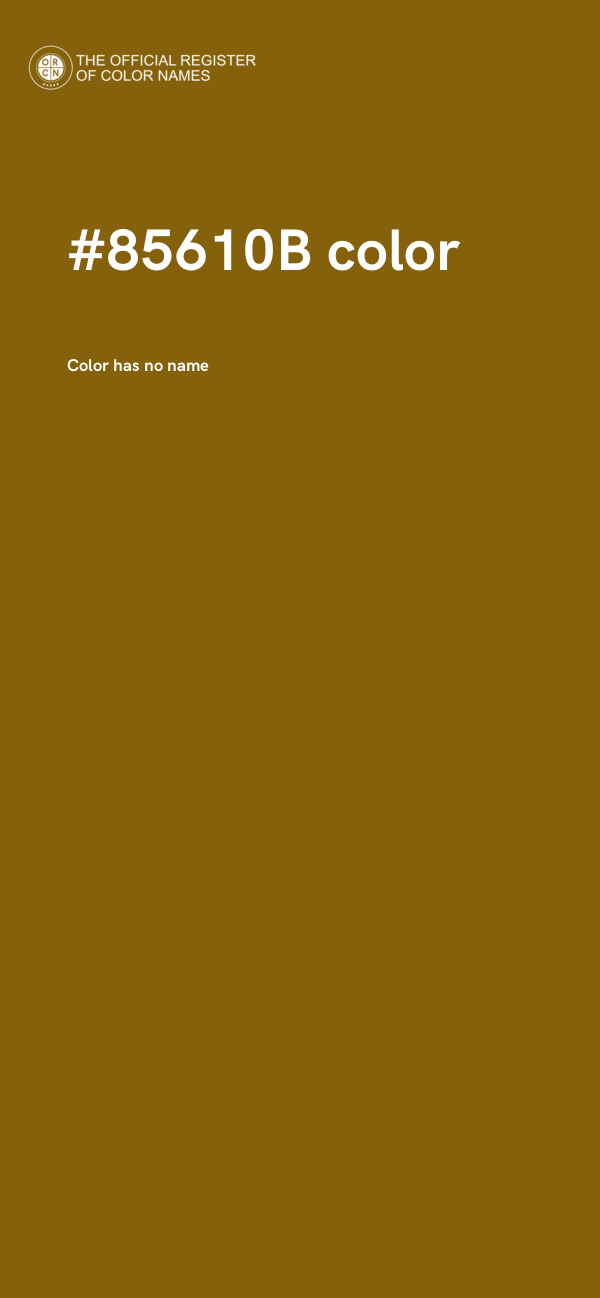 #85610B color image