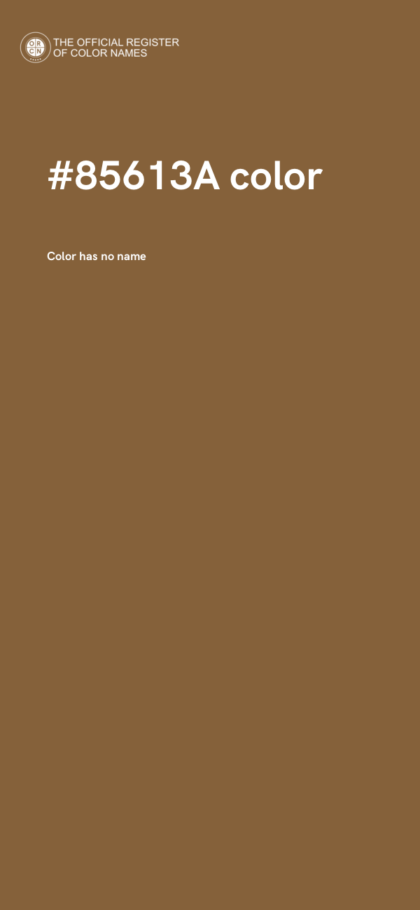 #85613A color image