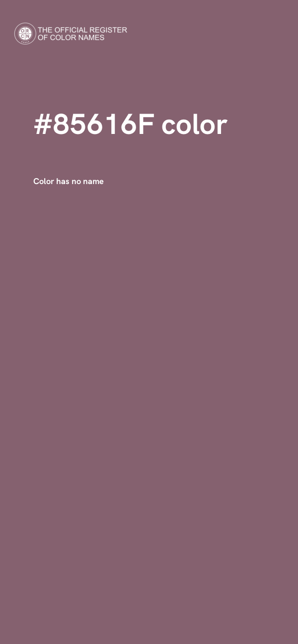 #85616F color image