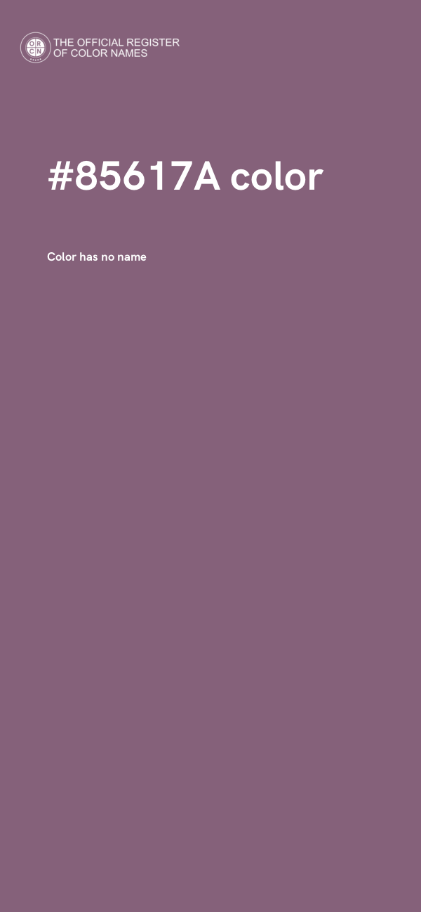 #85617A color image
