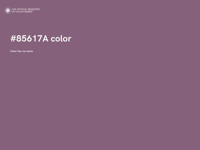 #85617A color image