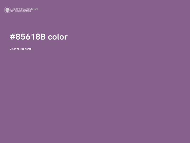 #85618B color image