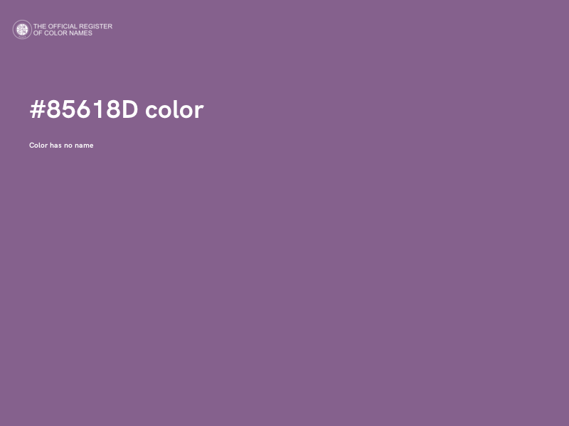 #85618D color image