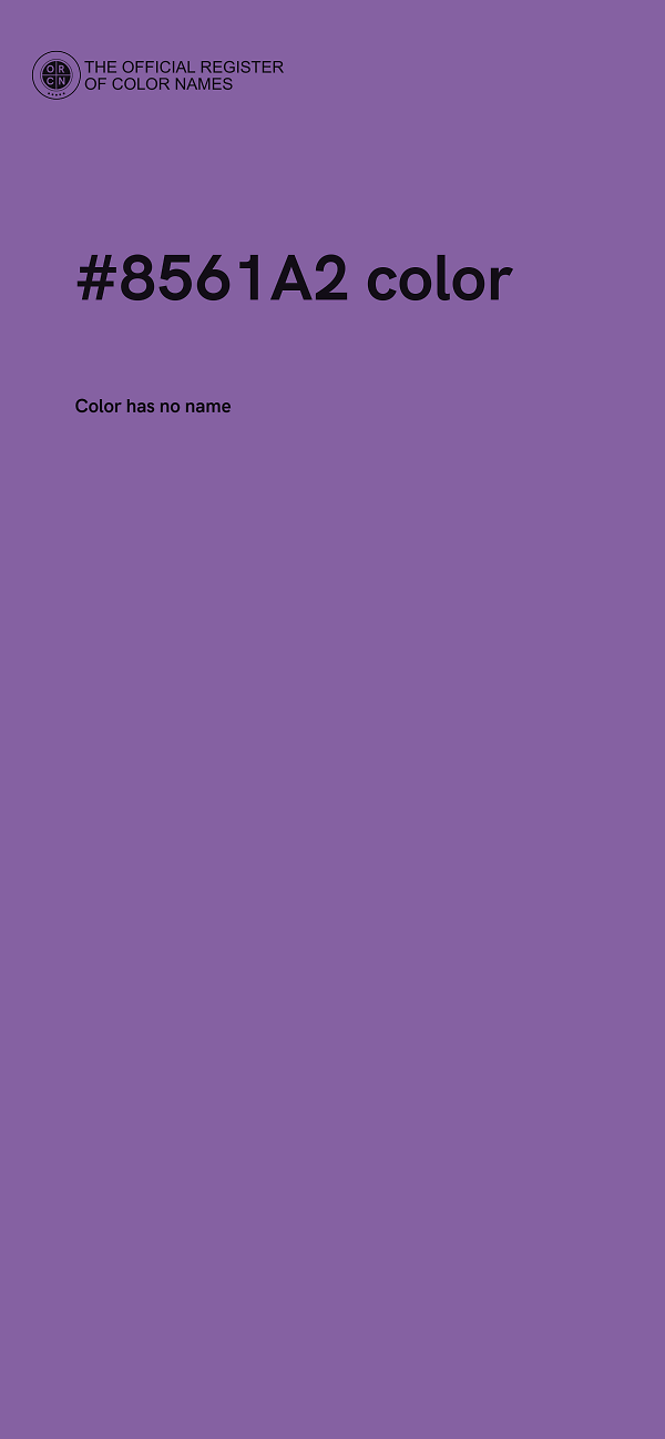 #8561A2 color image