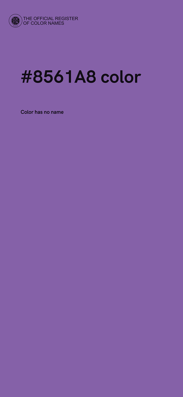 #8561A8 color image