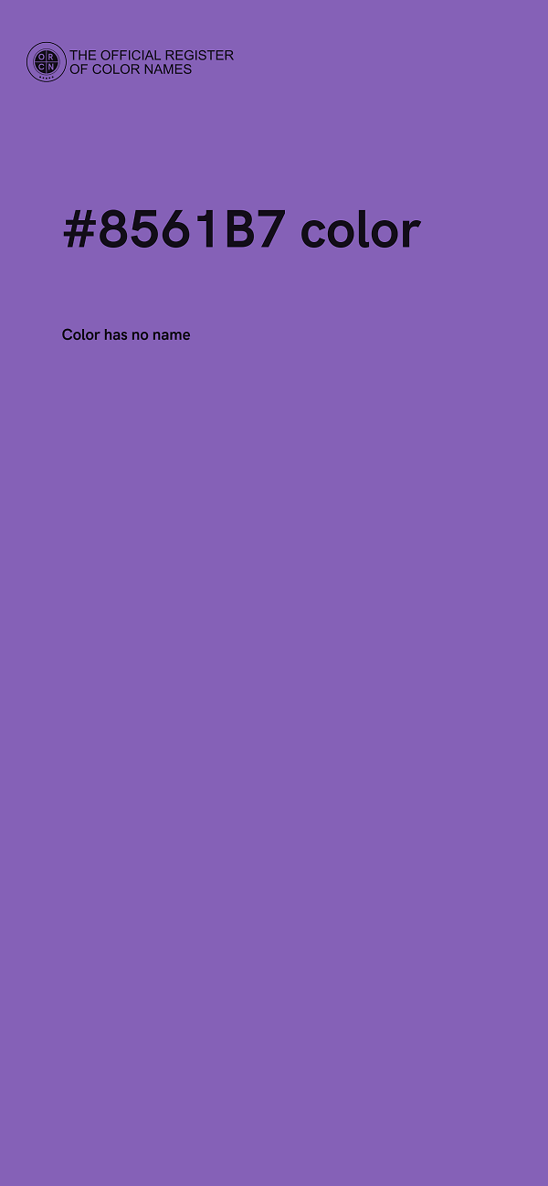 #8561B7 color image