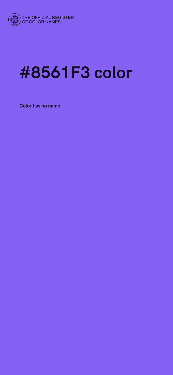 #8561F3 color image