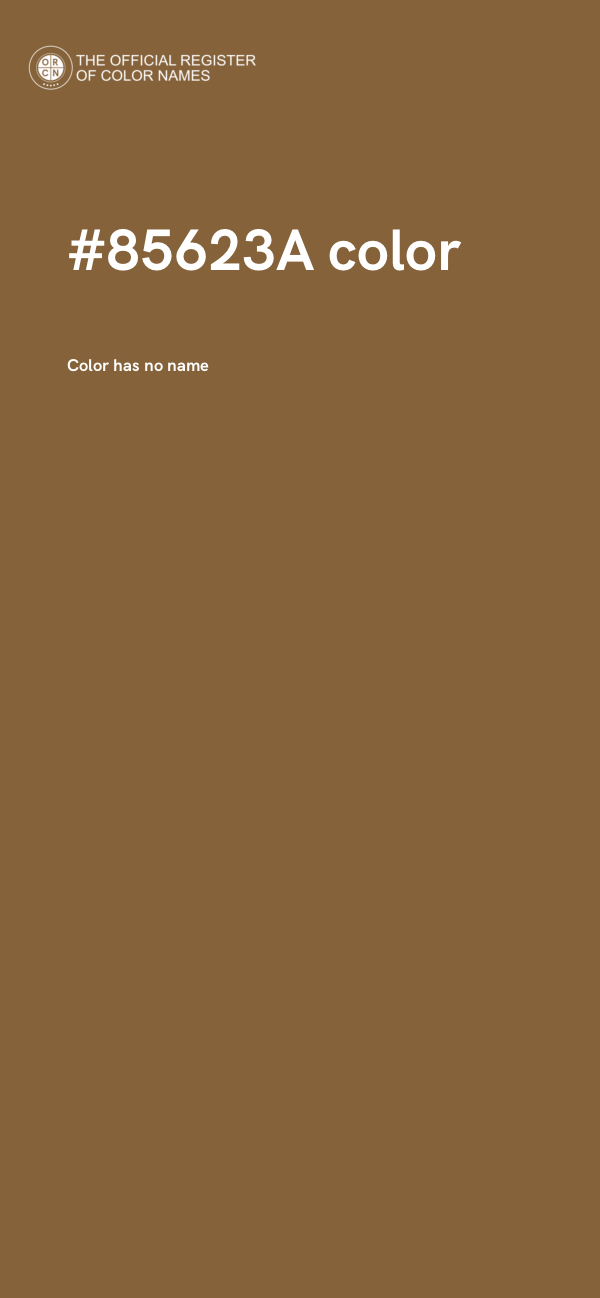 #85623A color image