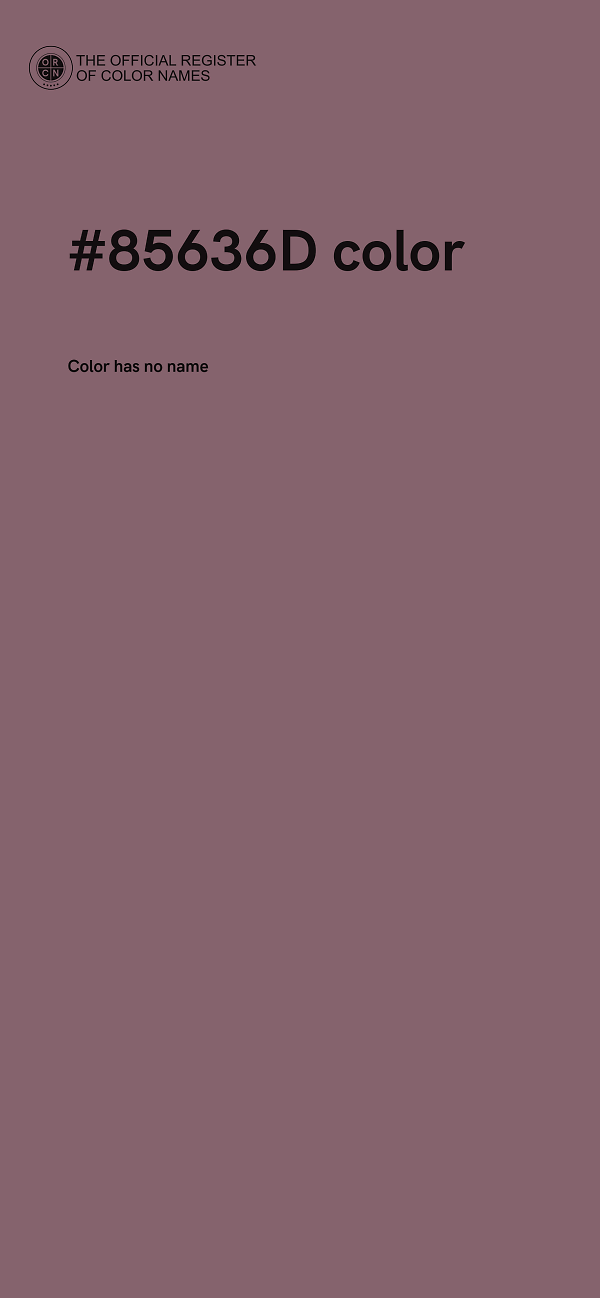 #85636D color image