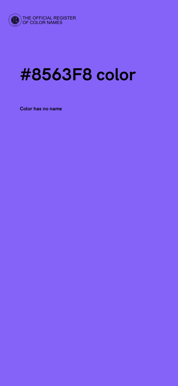 #8563F8 color image