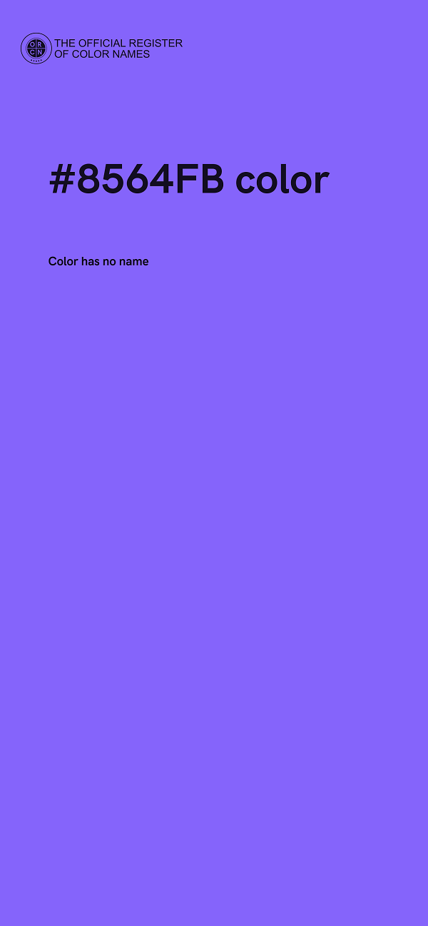 #8564FB color image