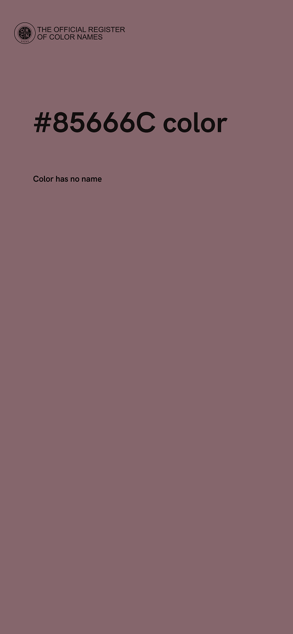#85666C color image