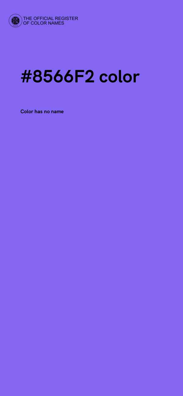 #8566F2 color image