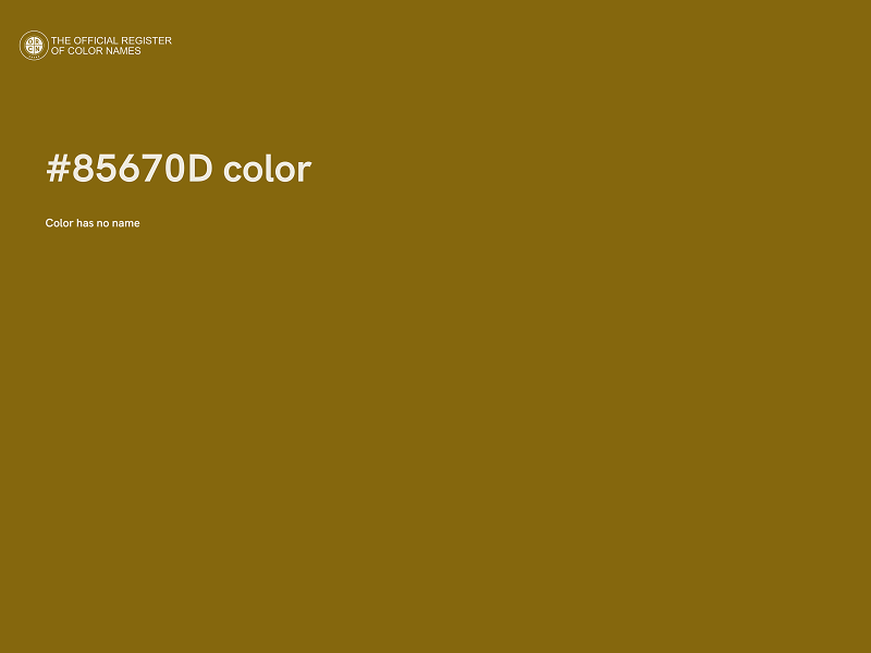 #85670D color image
